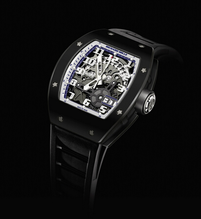 Replica Richard Mille RM029 2015 RM 029 Automatic Oversized Date Polo Club Saint Tropez Black Ceramic and NTPT Carbon Men Watch Replica Richard Mille RM029 2015 RM 029 Automatic Oversized Date Polo Club Saint Tropez Black Ceramic and NTPT Carbon Men Watch